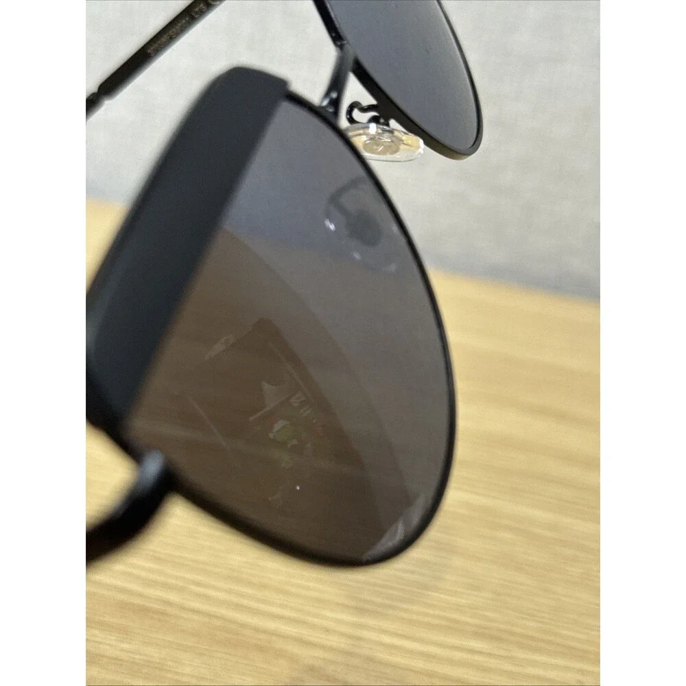 Steve Madden 37038FSM001 Black Flat Top Cat Eye Metal Frame Sunglasses Women
